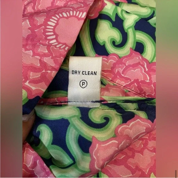 🌺 LILLY PULITZER 100% Silk Tara Flowy Sleeveless Blouse. Size 6. Excellent cond! - Picture 14 of 14